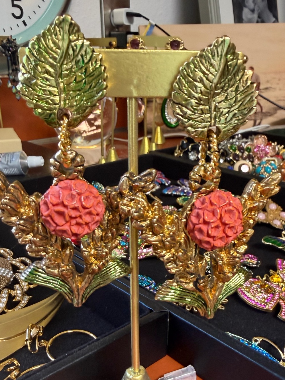 Frederic VOLLE Paris Vintage Earrings - Picture 2 of 10